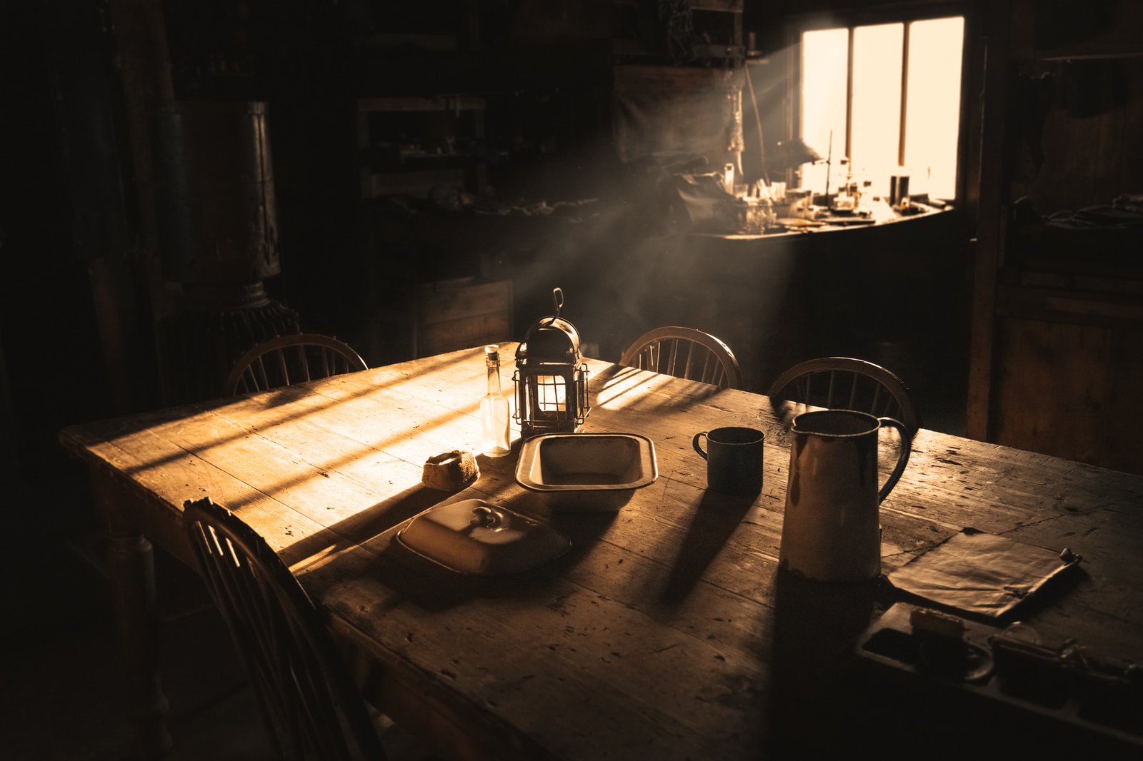 La cabane de Scott, île de Ross, Antarctique